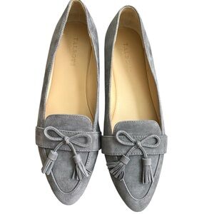 TALBOTS FRANCESCA DRIVING FLATS - SUEDE size 8.5.